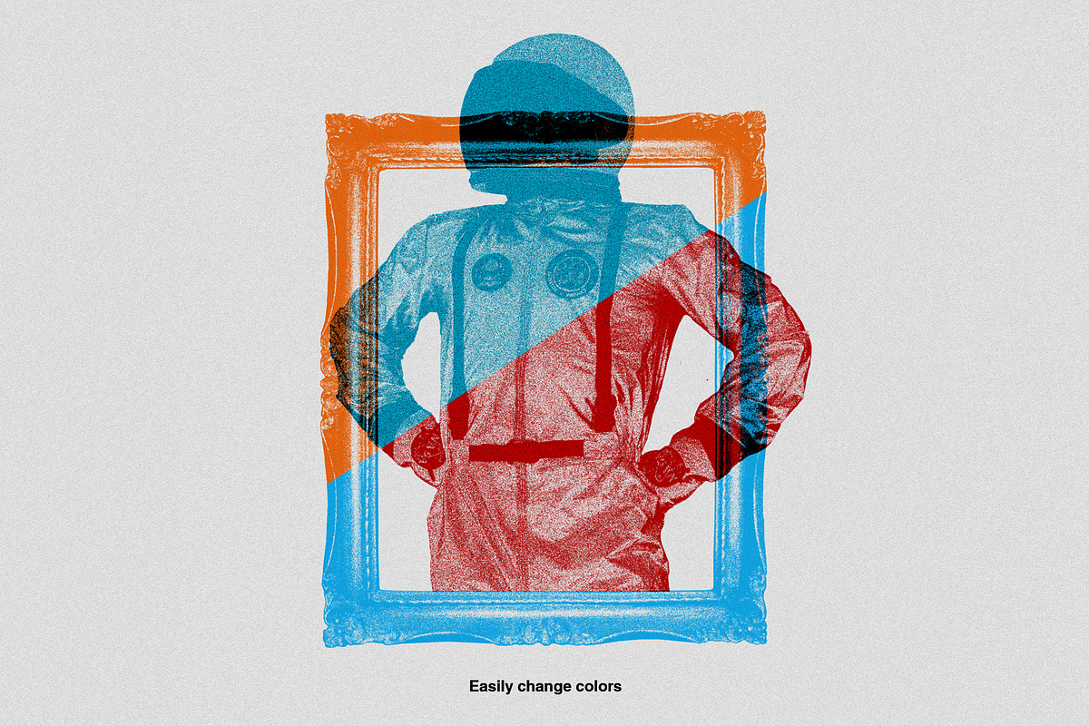 Risograph - Risoprint Effect, a Texture Graphic by Graphicdome (Photo 8 of 13)