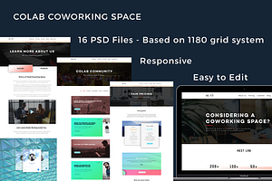 Colab - Responsive PSD Template