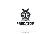 Bold Monochrome Wolf Mascot Logo, a Branding & Logo Template by Artnivora.Std (Thumbnail 1 of 3)
