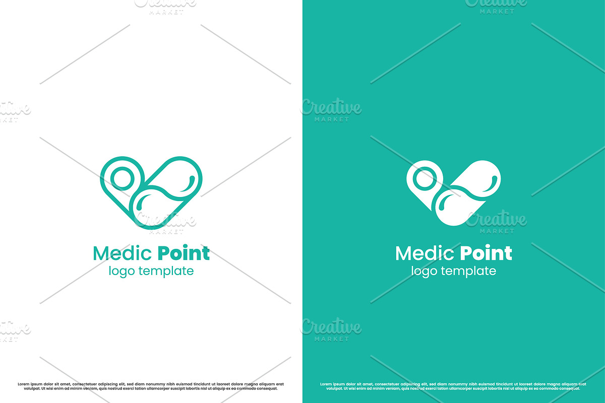 Medic Clinic Logo Design Icon Vector, a Branding & Logo Template by Morvana Crew