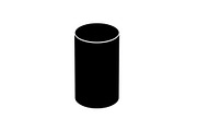 Black Cylinder 3D Geometric Shape, a Graphic by Designer_Momina (Thumbnail 4 of 10)