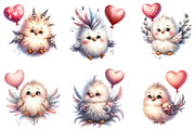 Cute Whimsical Bird Clipart, an Illustration by DreamArtGraphic (Thumbnail 3 of 4)