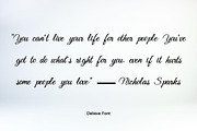 Delieve Handwritten Font, a Handwritten Font by ResumeFabs (Thumbnail 5 of 7)