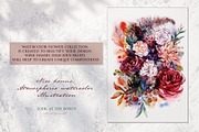 Watercolor Collection Fall Floral, an Illustration by S_ARTLOVE (Thumbnail 2 of 7)