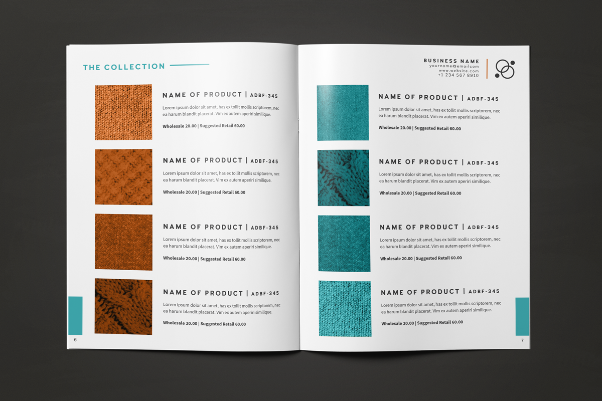 Wanderlust Line Sheet + Order Form, a Brochure Template by Hues of Hodges (Photo 4 of 7)