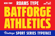 Batforge Athletics - College Font, a Sans Serif Font by Roams Type (Thumbnail 1 of 6)