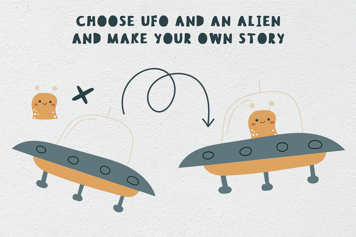 Space adventure. Clipart for kids, an Animal Illustration by RinaKustova (Photo 7 of 19)
