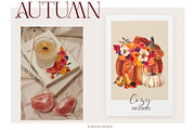 AUTUMN. Hand draw watercolor, an Object Graphic by ma_i_vi (Thumbnail 5 of 14)