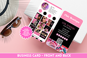 Business Card Template for Business, a Business Card Template by SunshineStudioBoutique (Thumbnail 1 of 9)