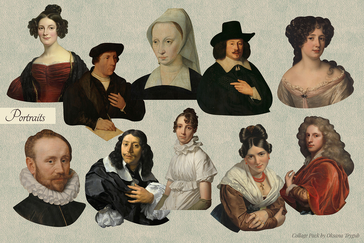 Vintage Museum Collage Elements Pack, an Object Graphic by Oksana Trygub (Photo 16 of 29)