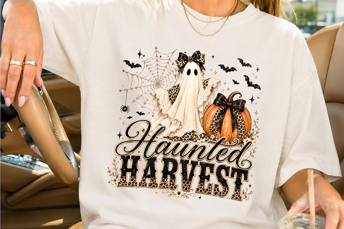 Vintage Ghost Halloween PNG, a Seasonal Illustration by Creative Art (Photo 2 of 3)