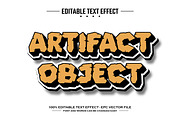 Artifact 3D editable text effect, a Layer Style Add-On by nicemorning (Thumbnail 1 of 3)