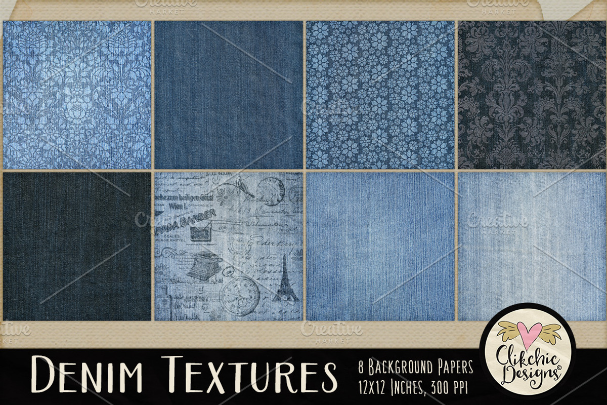 Denim Texture Paper Pack preview 2