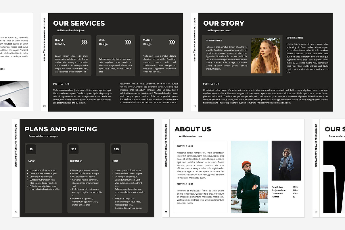 Services and Pricing Guide Template, a Presentation Template by Gaize (Photo 6 of 11)