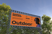 Outdoor Event Banner Mockup, an Advertising Mockup by Permadi Creative (Thumbnail 2 of 5)