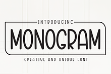 Monogram | Script Font