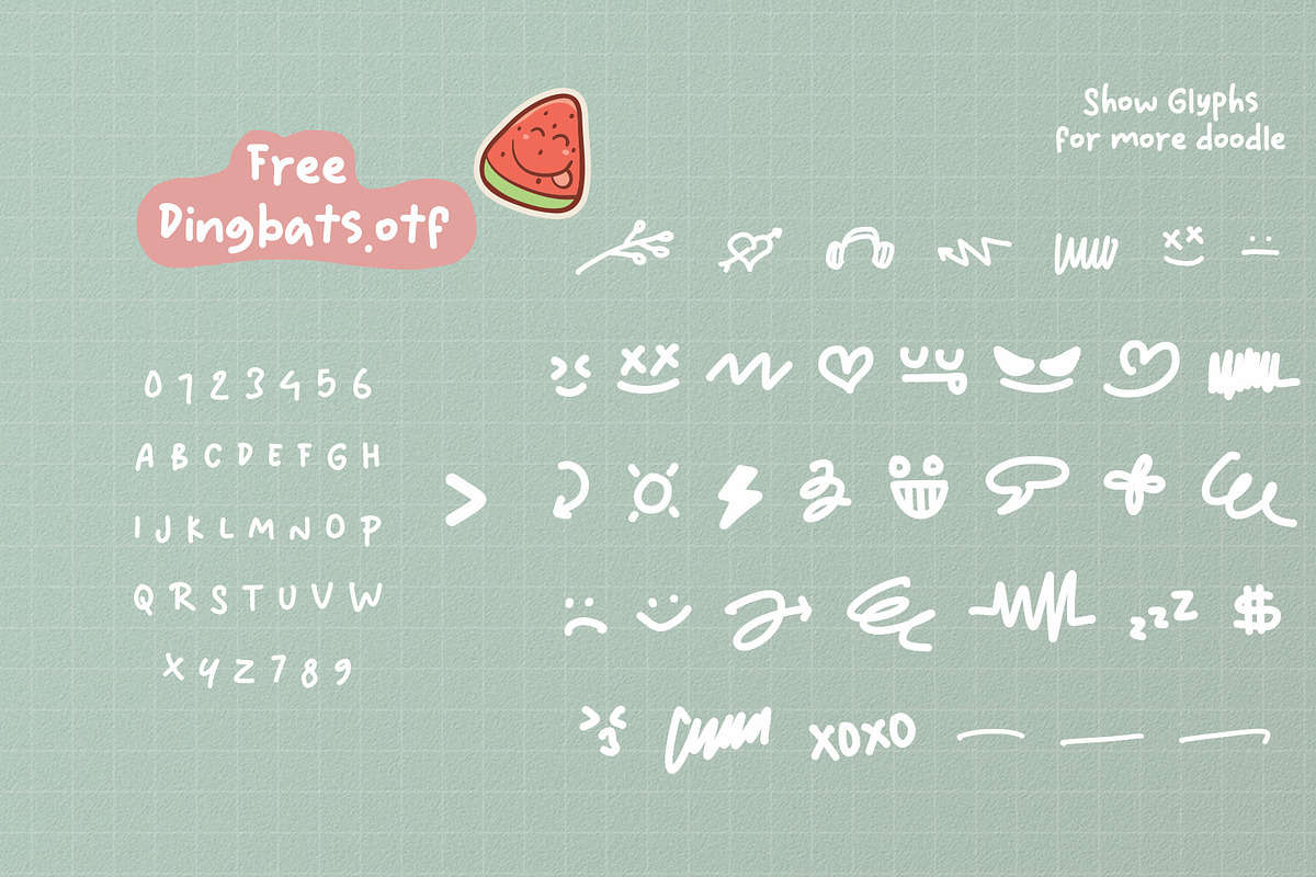 Kinchild - Handwritten Playful Font, a Handwritten Font by Kincrev Studio (Photo 5 of 7)
