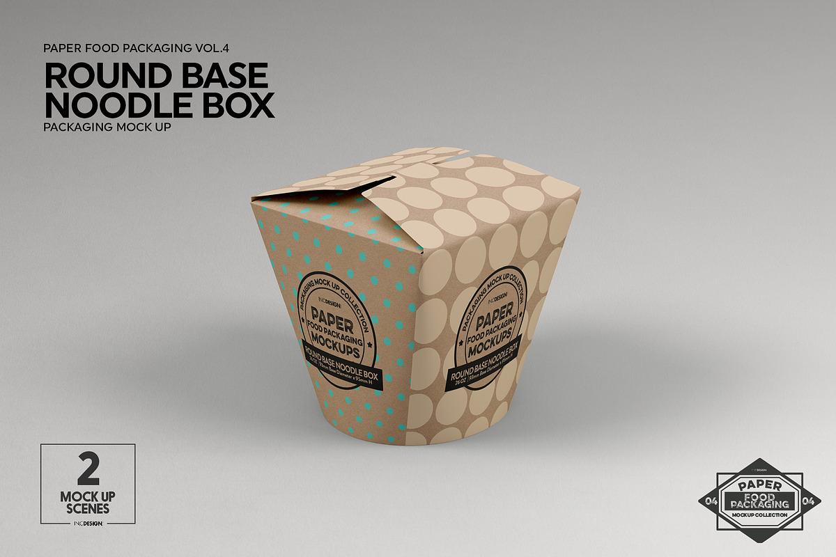 VOL.4: Food Box Packaging Mockups, a Packaging Mockup by INCDesign (Photo 3 of 21)