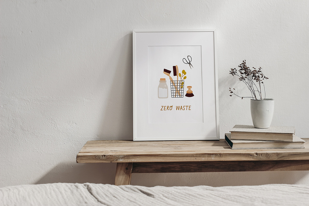 Zero Waste. Eco-friendly products., an Illustration by Sweet Corner (Photo 7 of 11)