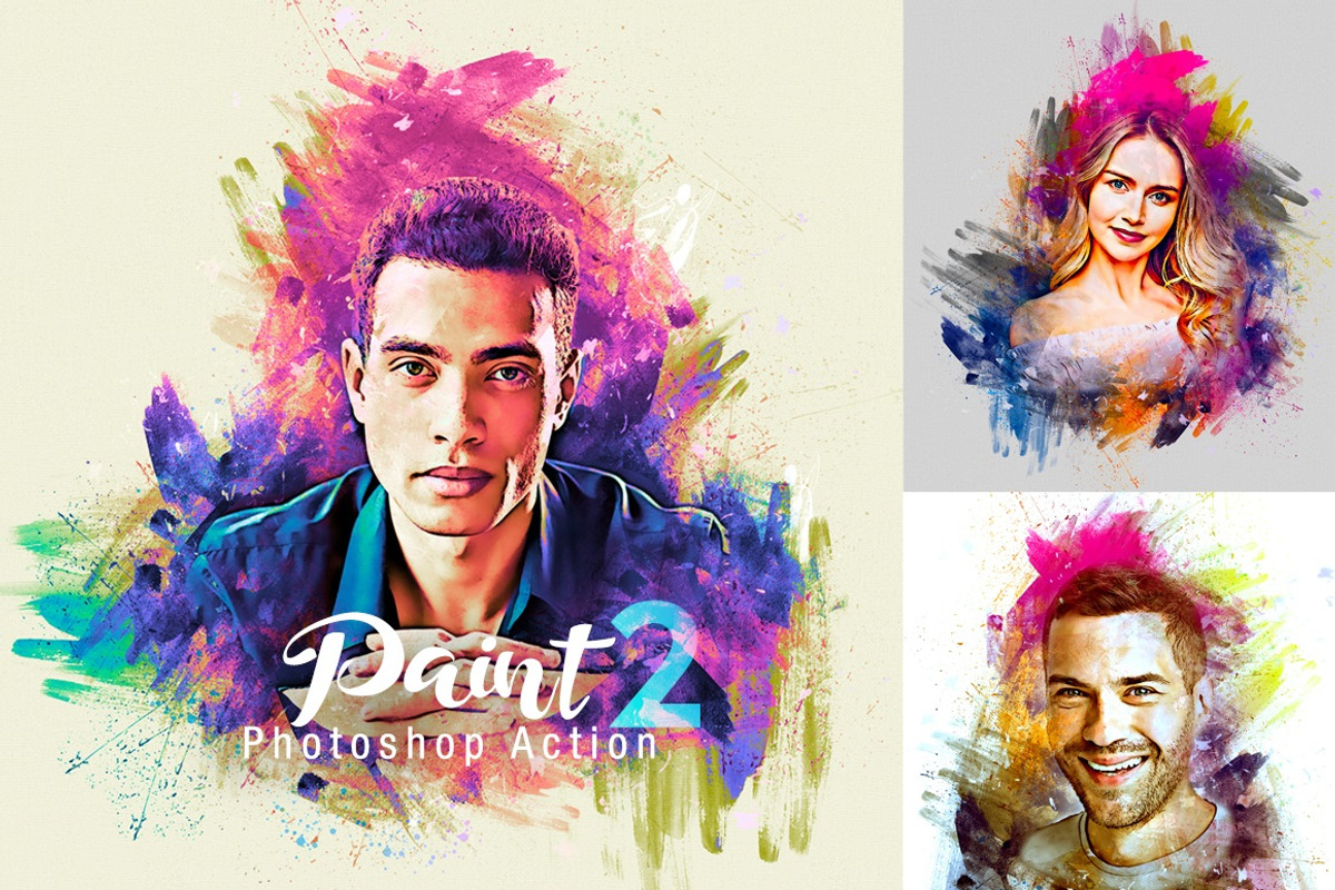 Paint Photoshop Action, an Action Add-On by MRI STUDIO (Photo 3 of 27)