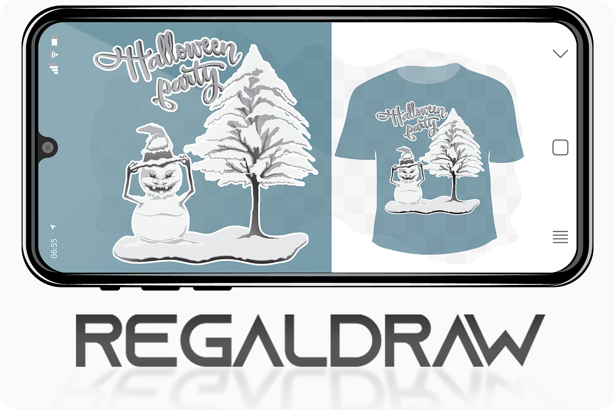 Vector illustration of a Snowman, a Seasonal Illustration by regalDRAW (Photo 2 of 4)