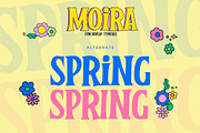 MOIRA - Fun Display Typeface, a Font by Gassstype (Thumbnail 8 of 8)