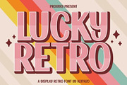 Lucky Retro | Groovy Retro Font, a Script Font by Akrinity Digital (Thumbnail 1 of 4)