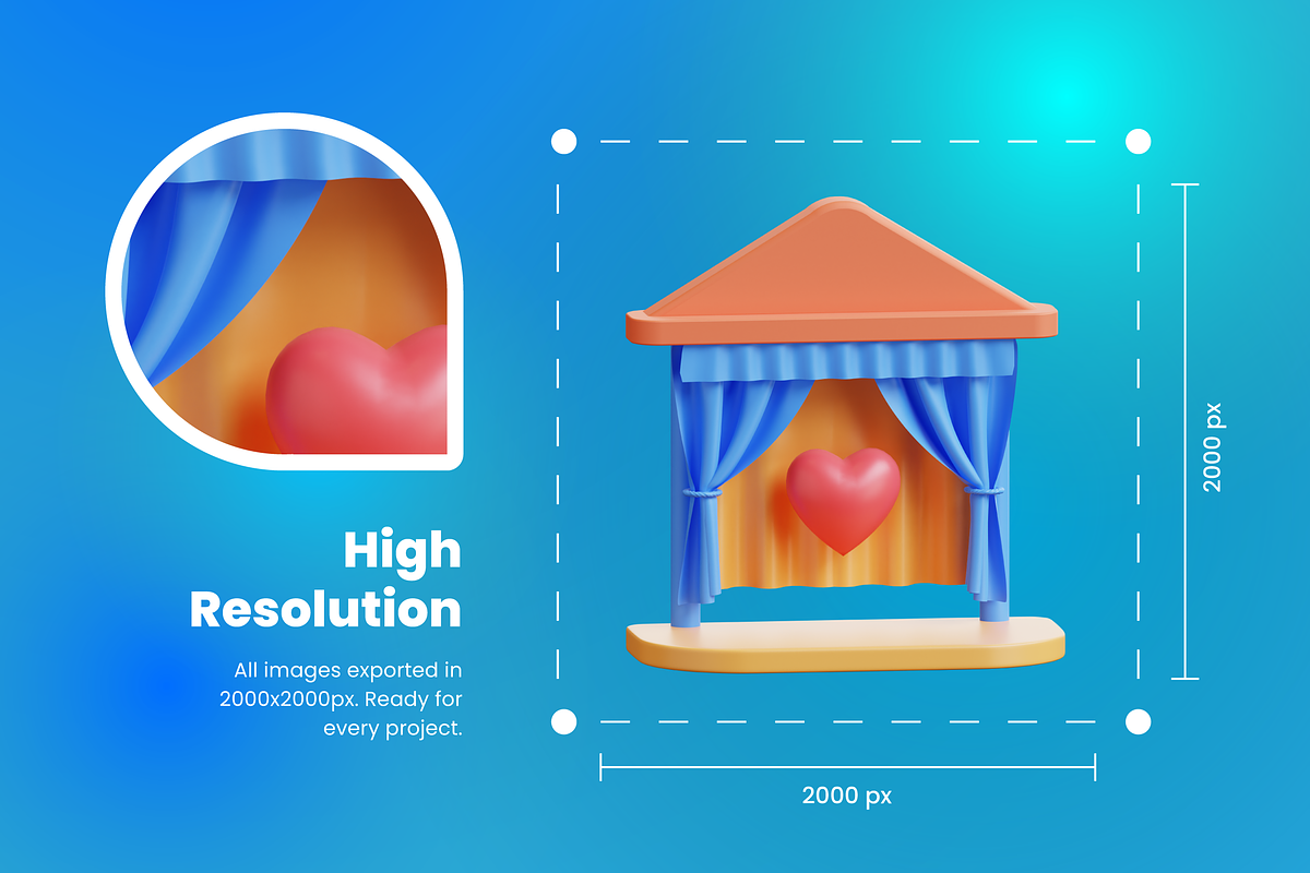 3D Hospitality Management Icon Set, a Characters & Person 3D Model by Flat Icons (Photo 4 of 8)