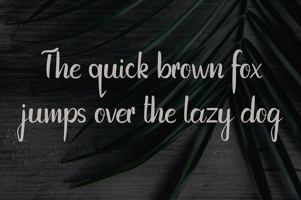 Pumpkin Font + FREE floral patterns preview 6