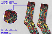 REALISTIC SOCKS MOCKUP, a Bottom Mockup by Easybandits (Thumbnail 2 of 3)