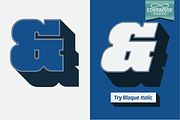 Bloque, a Slab Serif Font by Corradine Fonts (Thumbnail 2 of 6)