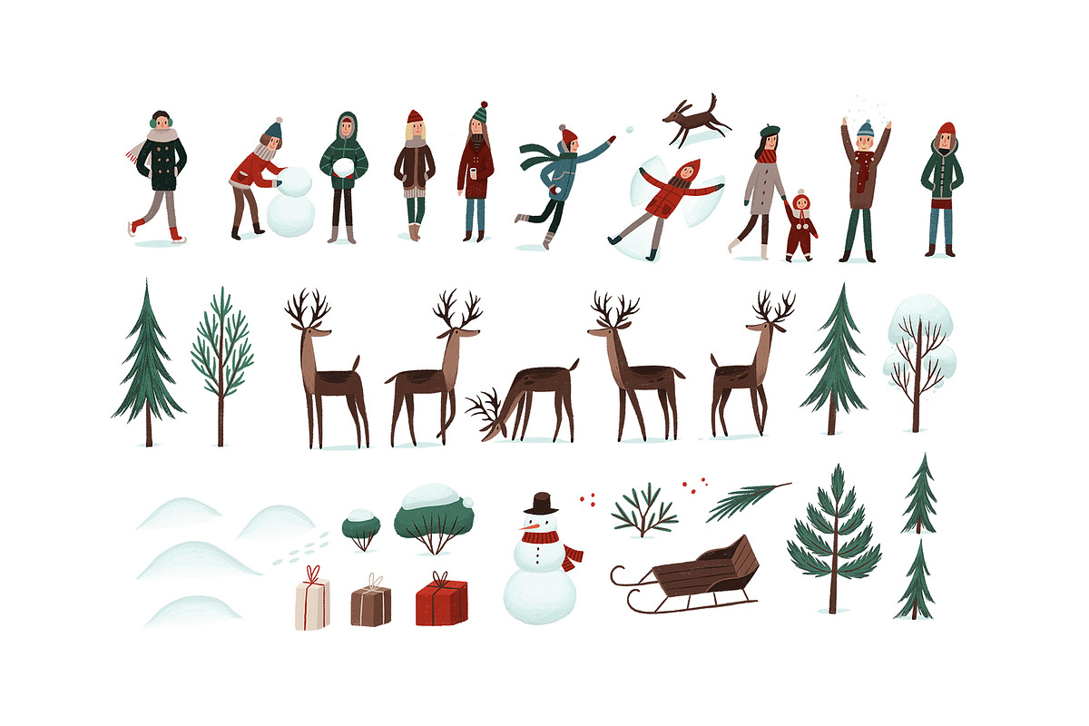 Wrapping Christmas, a Graphic by Darumo Shop (Photo 4 of 9)