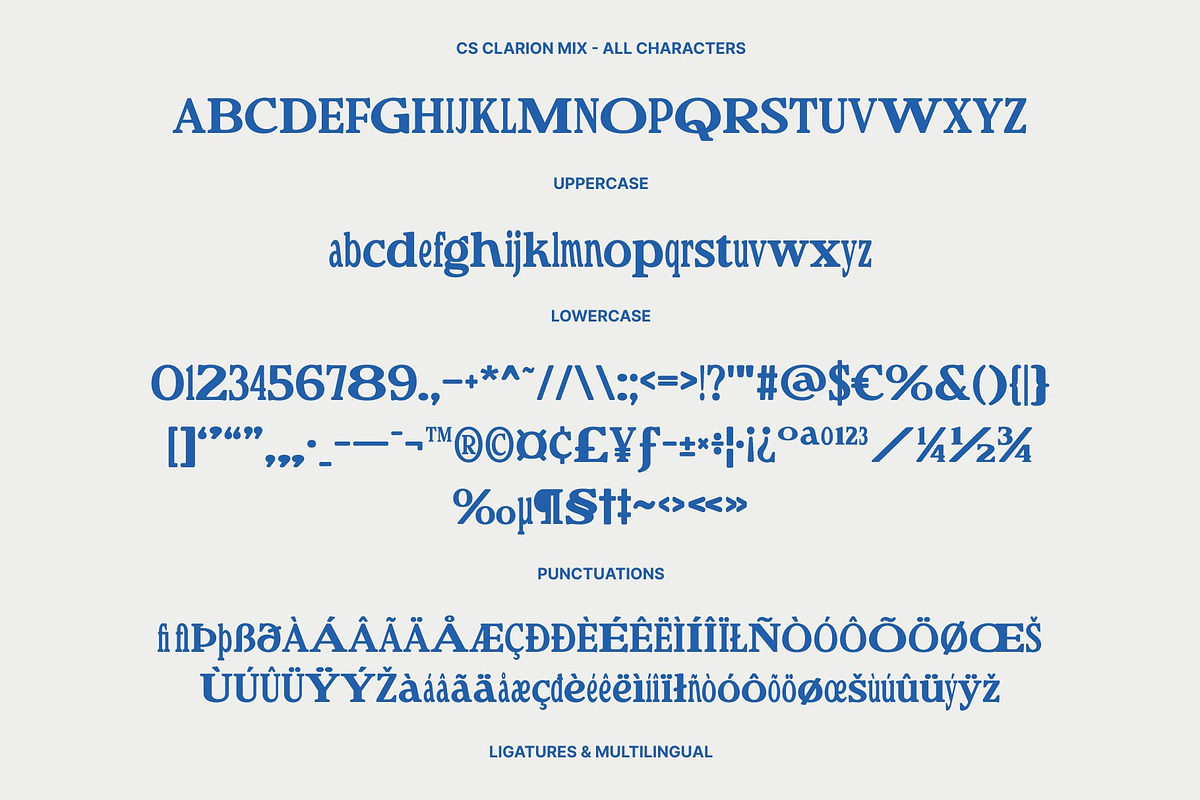 CS Clarion Mix, a Serif Font by Craft Supply Co. (Photo 8 of 8)