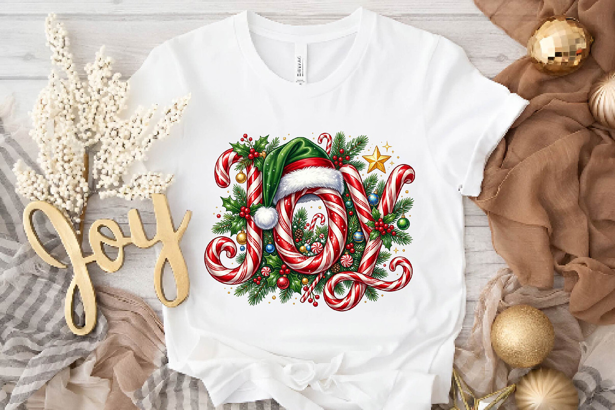 Candy Cane Christmas Hat PNG Design, a Seasonal Illustration by DreamPrint404 (Photo 5 of 6)