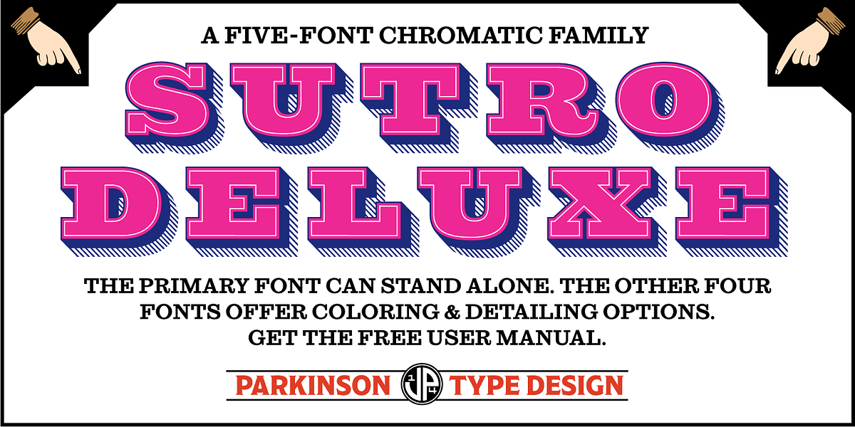 Sutro Deluxe, a Slab Serif Font by Parkinson Type Design (Photo 4 of 7)