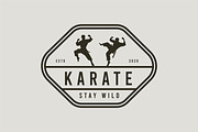 Karate Logo, Emblems, Icons, logos, a Branding & Logo Template by Billah Hub (Thumbnail 5 of 6)
