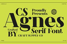 CS Agnes – Serif Font