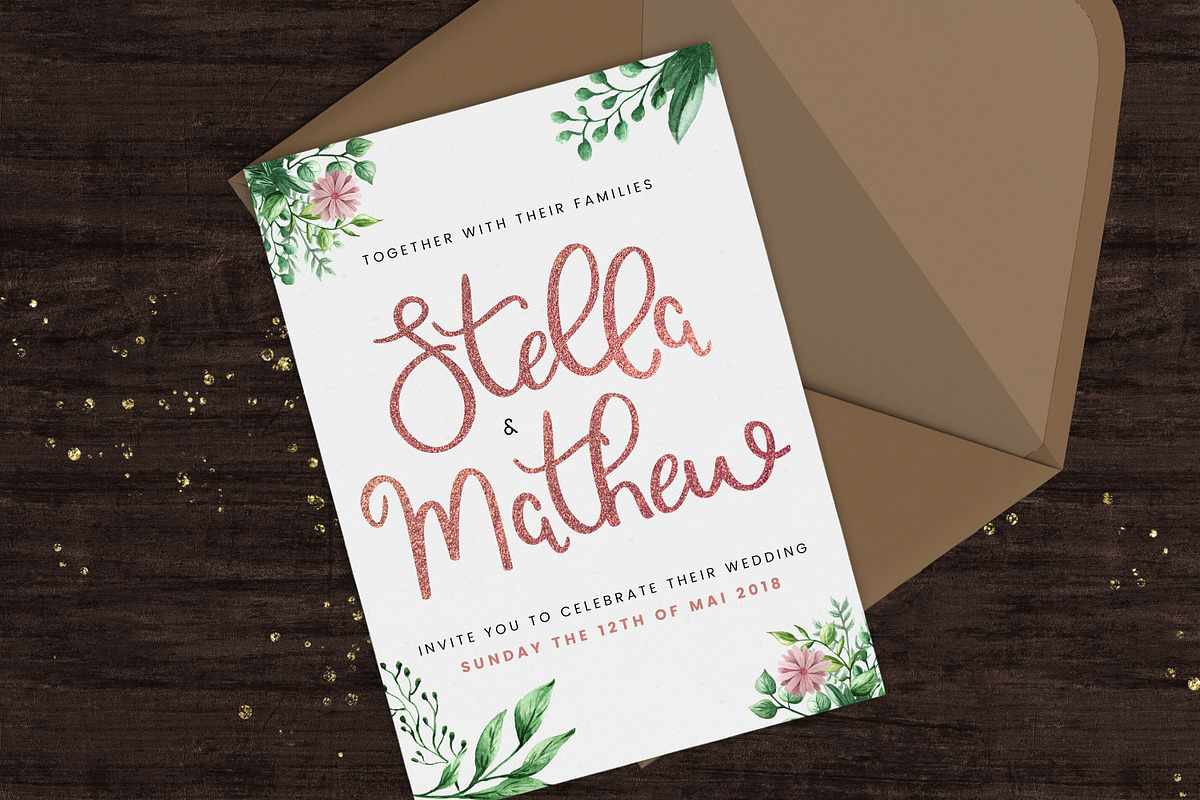 Wonderful & Perfect | A Script Font preview 3