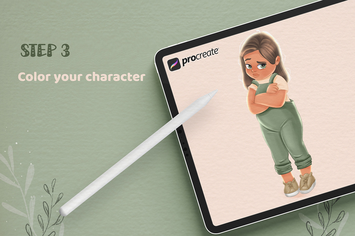 Procreate Character Design, a Brush Add-On by KsTumanova (Photo 6 of 6)