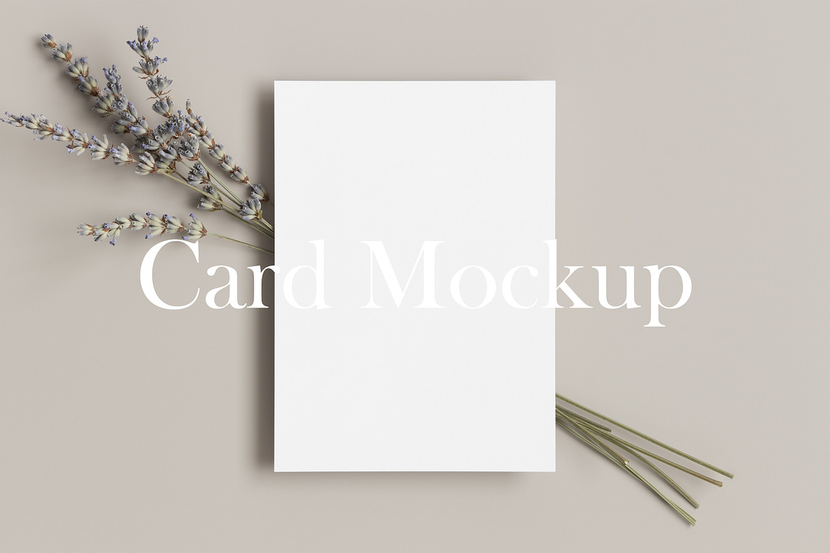 Card Mockup 5x7, PSD, a Print Template by Snoflinga (Photo 1 of 4)