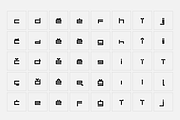 Carbon - Square font, a Font by SelfBuild Type (Thumbnail 11 of 15)