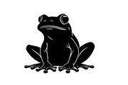 Frog Silhouette Vector Bundle, an Illustration by jahid234 (Thumbnail 24 of 46)