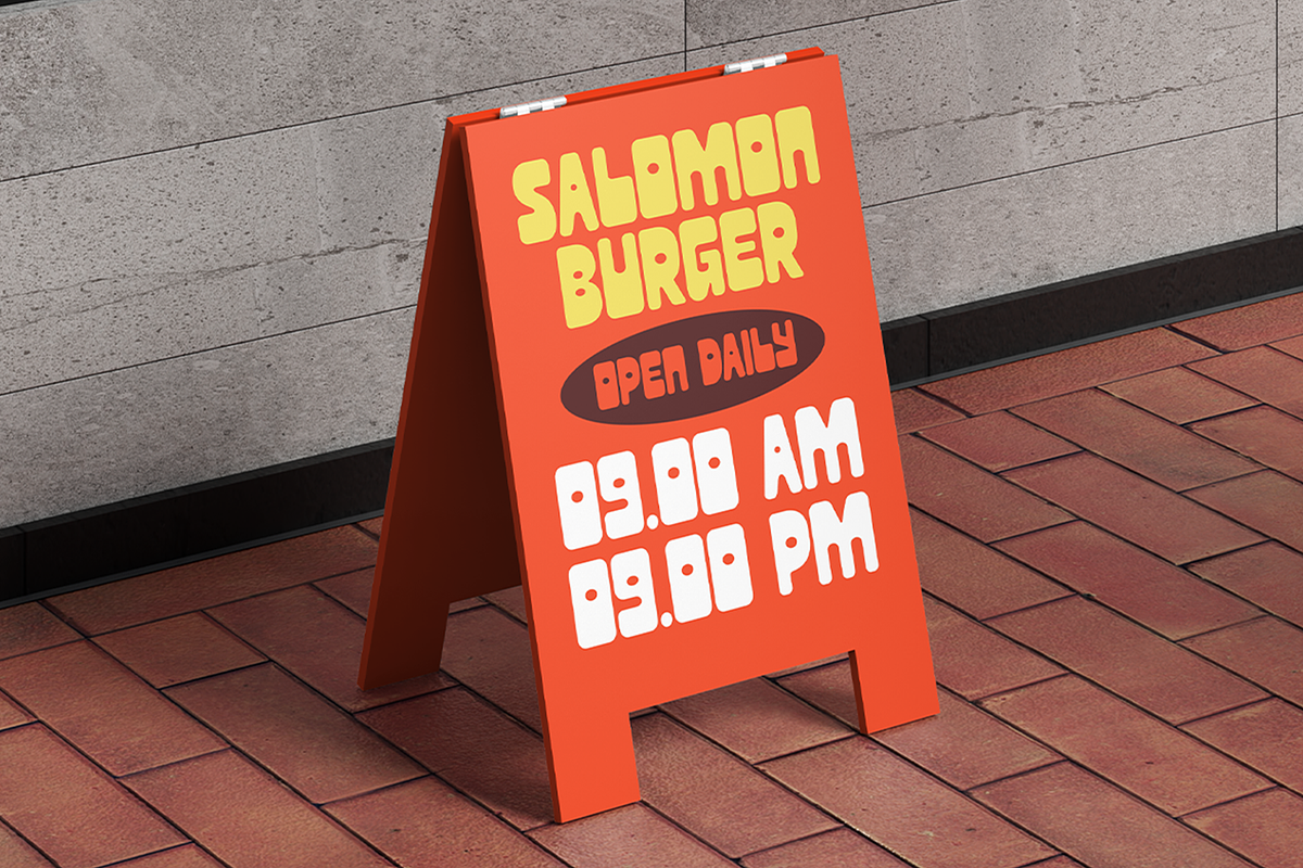 Paobun - Bold Food Branding Font, a Sans Serif Font by Pekotype (Photo 14 of 15)