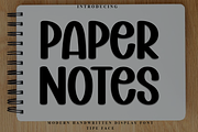 Paper Notes, a Script Font by InermediaSTUDIO (Thumbnail 1 of 8)