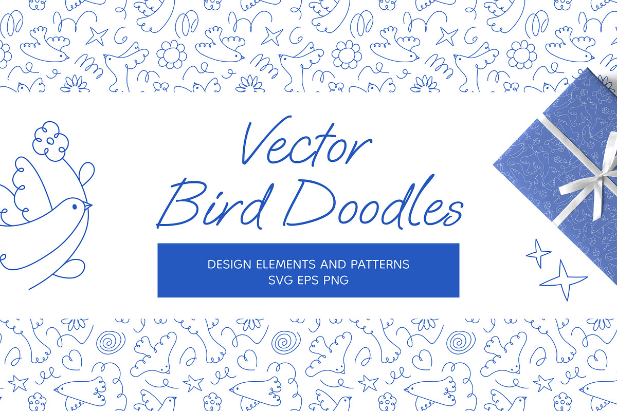 Bird Doodles & Vector Elements, a Graphic by so.ni.ka-store (Photo 1 of 13)