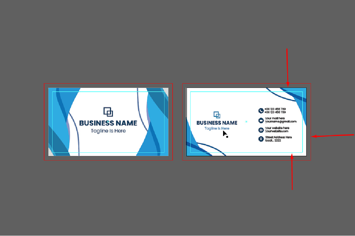 Professional Business Cards, a Business Card Template by DESIGNSKIT (Photo 2 of 2)