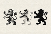 Luxury Heraldry Lion Engraving, an Animal Illustration by Kaizla03 (Thumbnail 2 of 5)