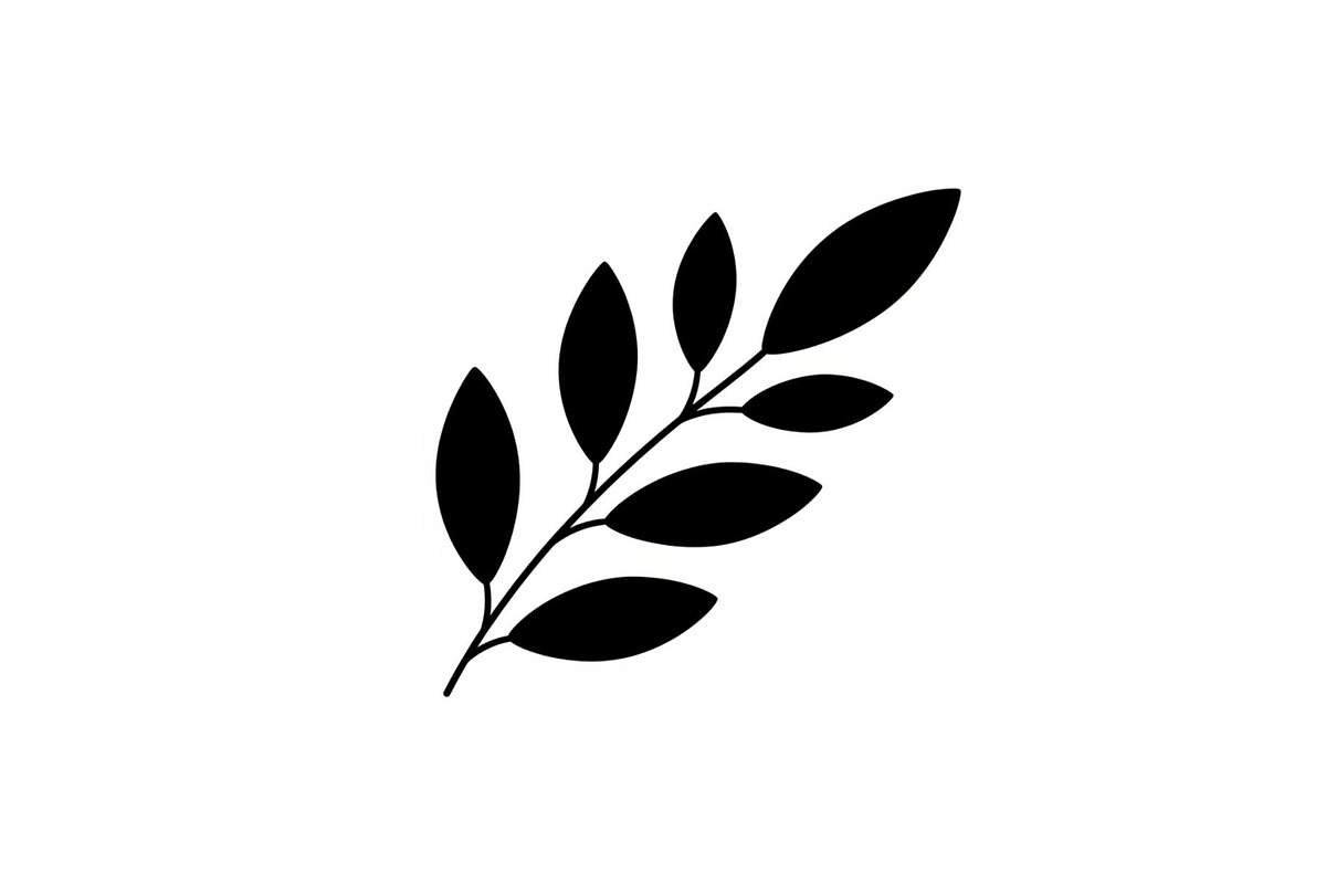 Botanical Leaf Silhouette Bundle, an Illustration by Creativeshirt (Photo 2 of 51)