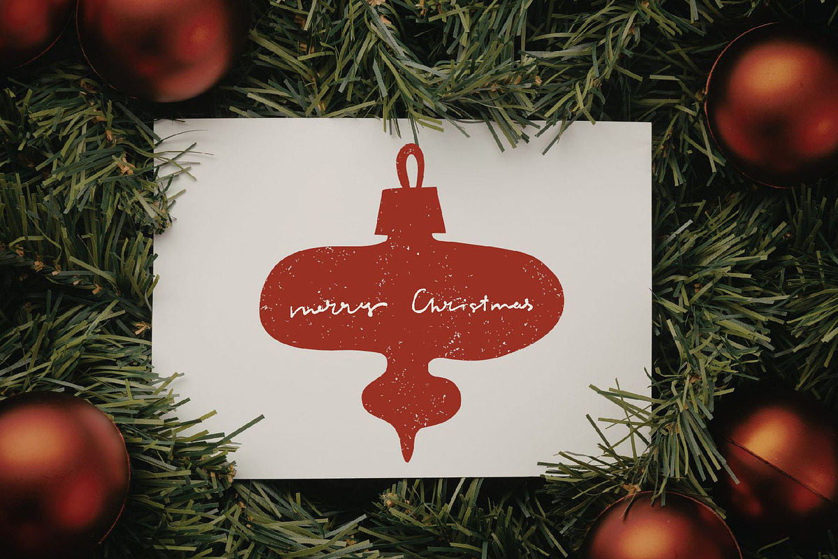 Vintage Christmas Clipart, a Decorative Illustration by Barkova Nadya (Photo 7 of 9)