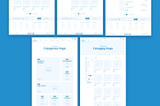 Ecommerce Wireframe Library & UI Kit, a Wireframe Template by UI Design Resource (Thumbnail 6 of 14)